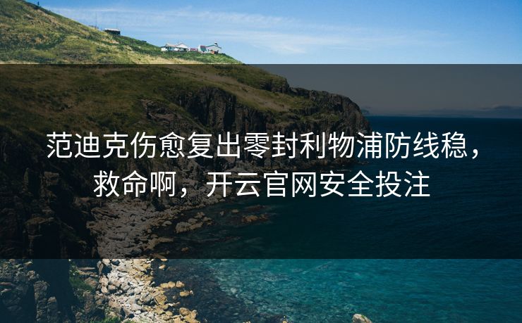 范迪克伤愈复出零封利物浦防线稳，救命啊，开云官网安全投注